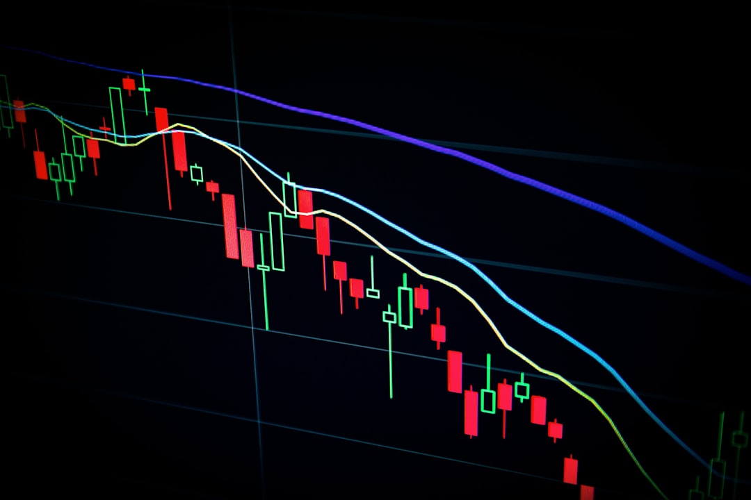 Stock market chart